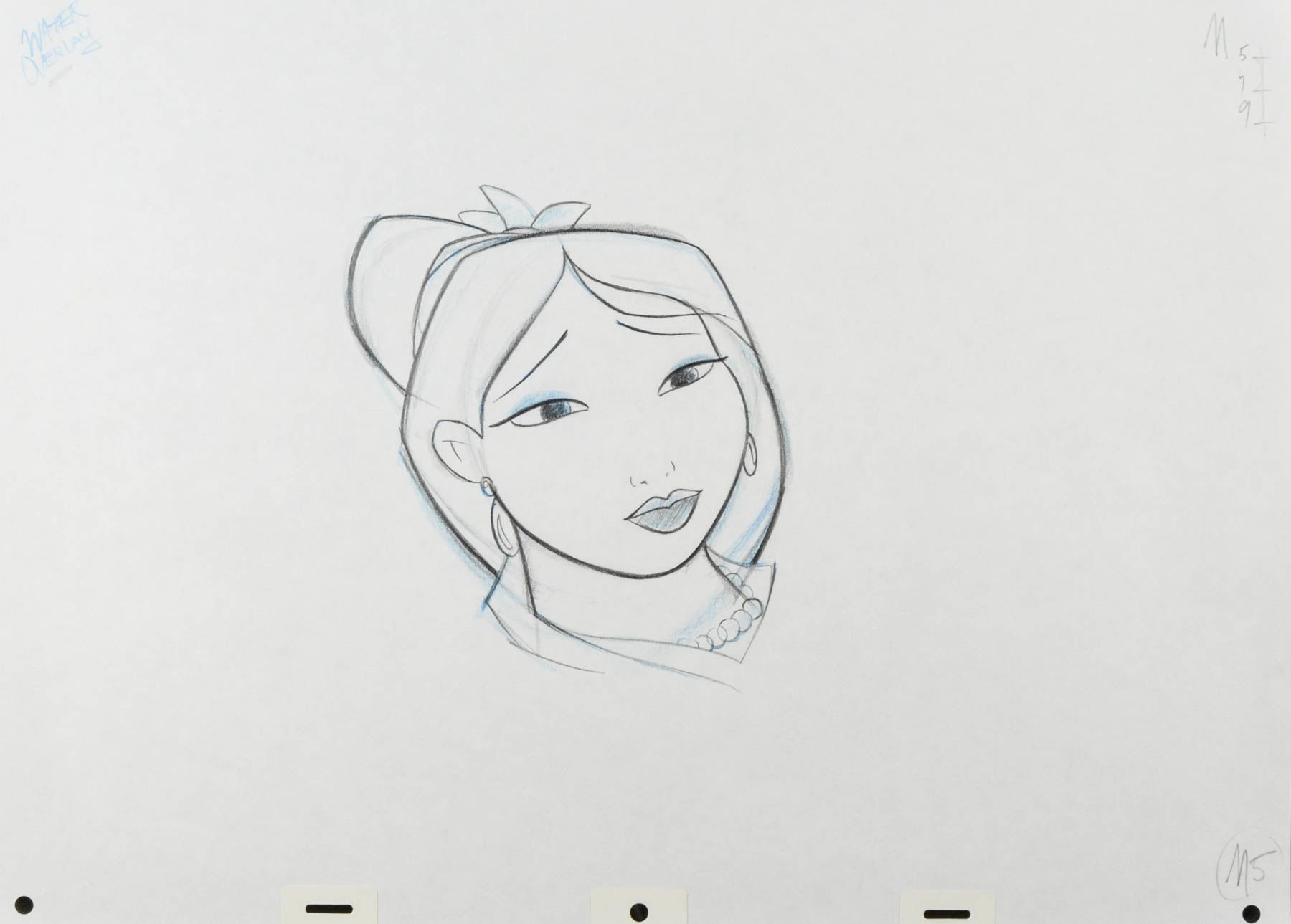 Mulan Production Drawing #2